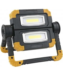Orno GEMINIX LED 2x10W, working spotlight, portable with battery, 1200lm, IP44, 4000K, 5000mAh
