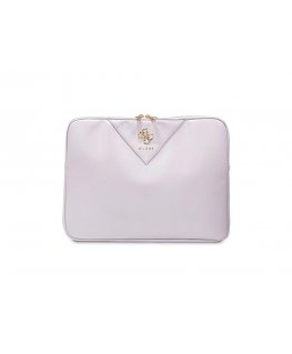 Guess Sleeve GUCS14ZPGSTEGU 14" fioletowy|purple Triangle 4G