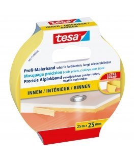 TESA 56270 25 m Maalarin teippi Soveltuu ulkokäyttöön Paperi Keltainen