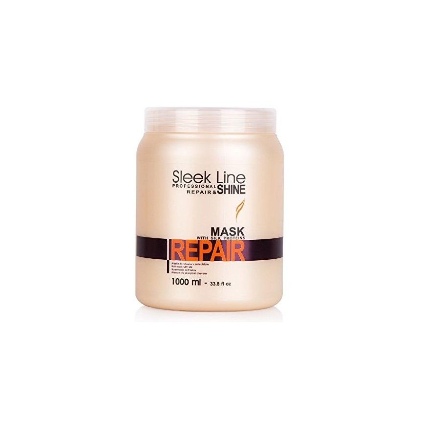 Stapiz Sleek Line Repair Mask Mask with silk for hair 1000ml