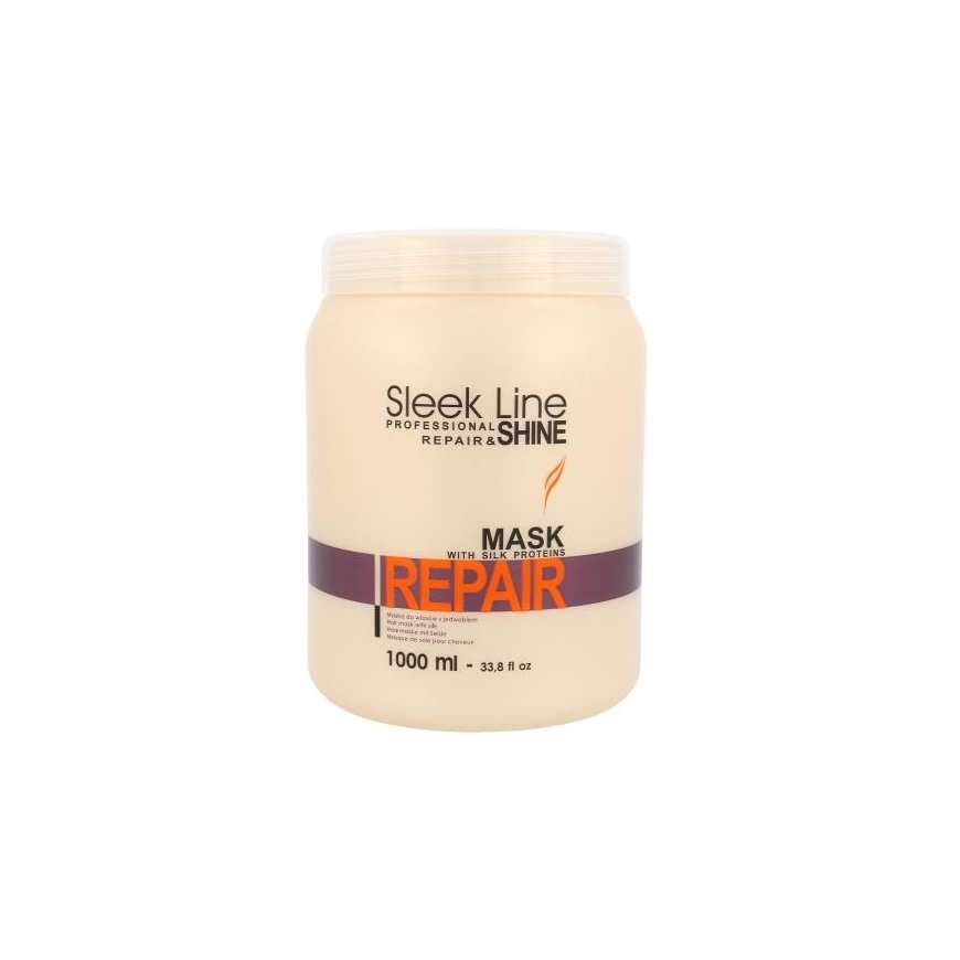Stapiz Sleek Line Repair Mask Mask with silk for hair 1000ml – 3