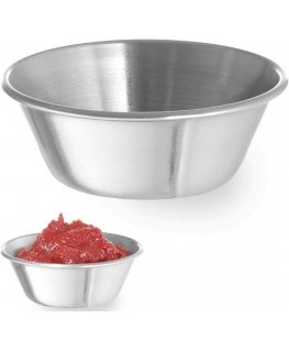 Ramekin bowl, container for sauces and dips, stainless steel, dia. 62 mm 12 pcs 45 ml - Hendi 400012