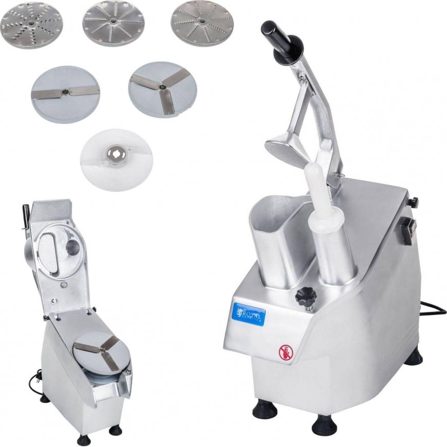 Royal Catering Chopper electric slicer for vegetables and fruits + 5 DISCS