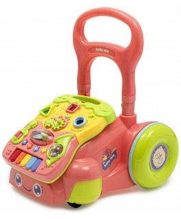Baby Mix - educational walker with toys | Pink