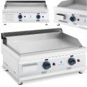 Royal Catering Double smooth adjustable stainless steel gas grill for natural gas 2x 3.1 kW 0.02 bar 60 x 40 cm Royal Catering Double smooth adjustable stainless steel gas grill for natural gas 2x 3.1 kW 0.02 bar 60 x 40 cm