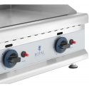 Royal Catering Double smooth adjustable stainless steel gas grill for natural gas 2x 3.1 kW 0.02 bar 60 x 40 cm Royal Catering Double smooth adjustable stainless steel gas grill for natural gas 2x 3.1 kW 0.02 bar 60 x 40 cm