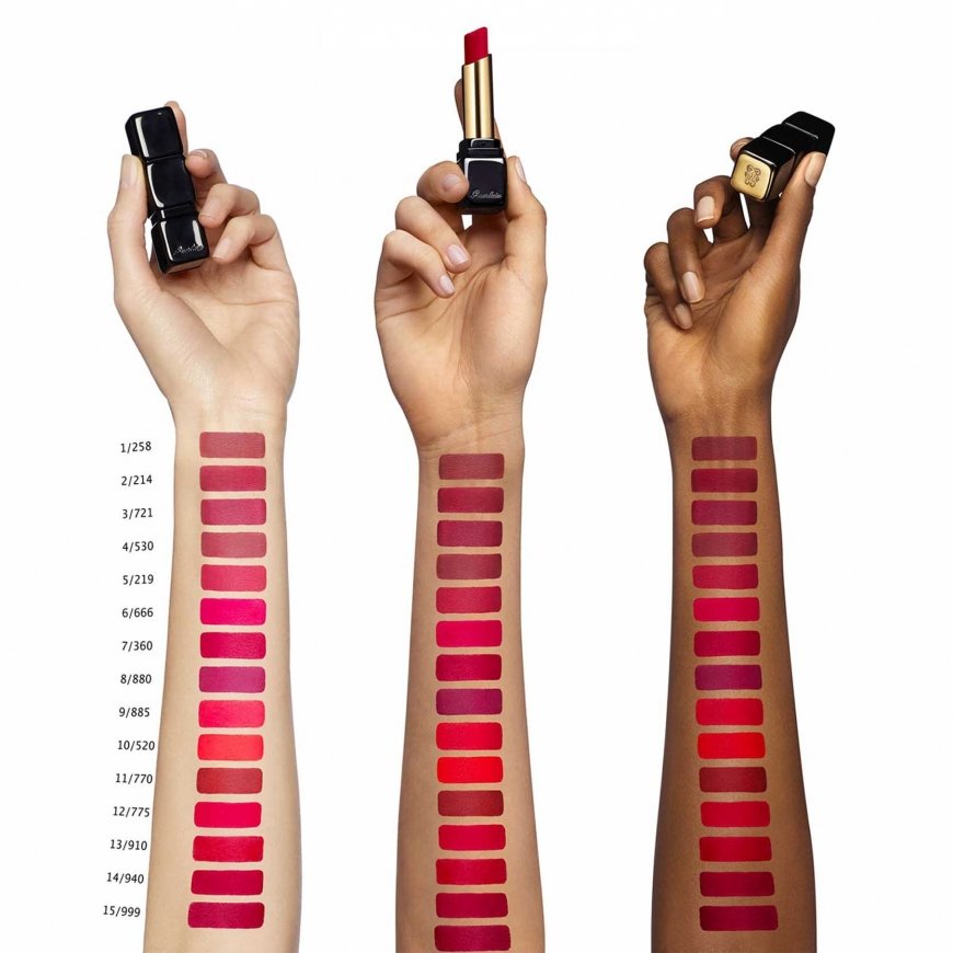 Guerlain KissKiss Tender Matte n°770 Desire Red – 3