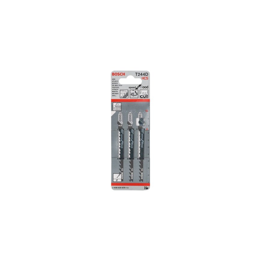 Bosch 2 608 630 058 полотно для лобзика/сабельной пилы Полотно ножовки Высокоуглеродистая сталь 5 шт – 2