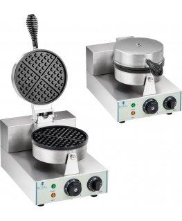 Royal Catering round waffle maker TEFLON 18.5 cm in diameter