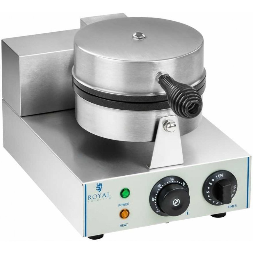 Royal Catering round waffle maker TEFLON 18.5 cm in diameter – 4