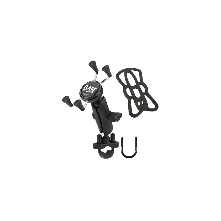 RAM Mounts X-Grip Phone Mount with Handlebar U-Bolt Base – 2