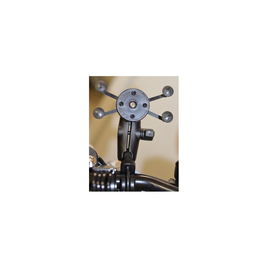 RAM Mounts X-Grip Phone Mount with Handlebar U-Bolt Base – 5