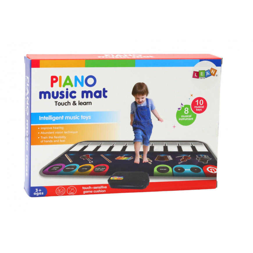 Lean Toys Educational Music Mat Piano Musical Instruments – 3