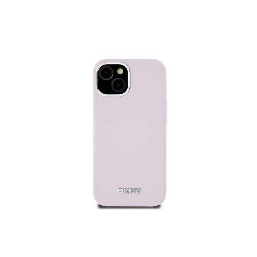 DKNY DKHMP15SSMCHLP iPhone 15 | 14 | 13 6.1" różowy|pink hardcas – 2