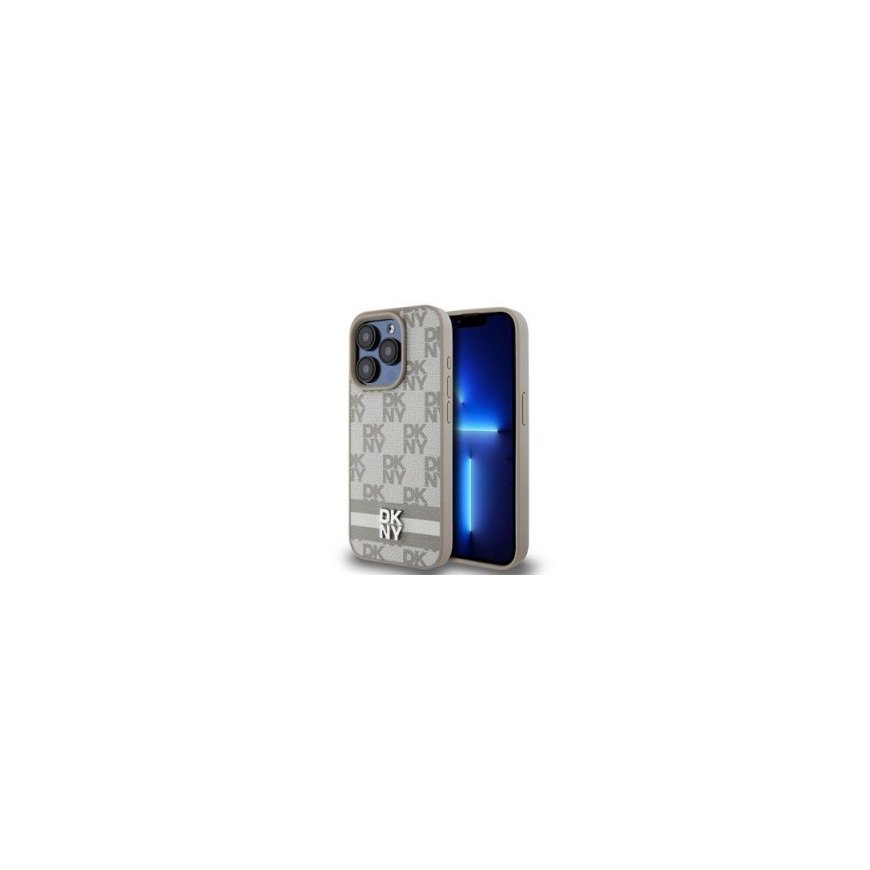 DKNY PU Leather Checkered Pattern and