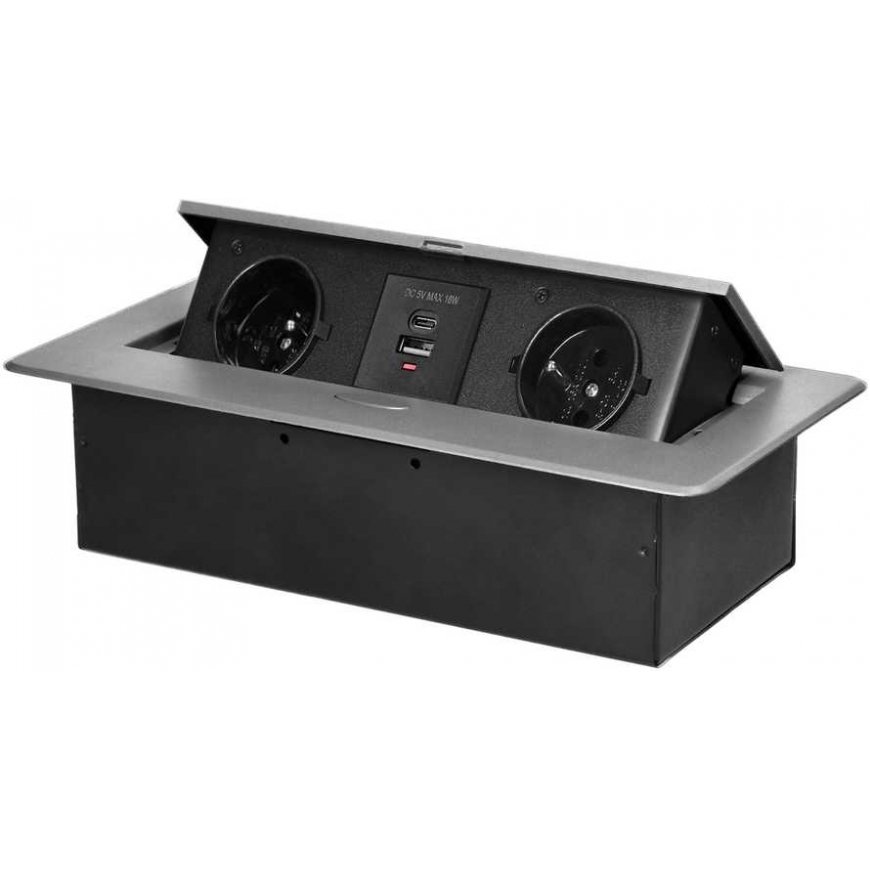 Orno Furniture socket recessed into the