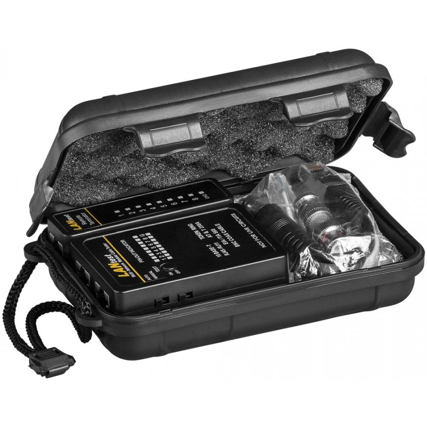 Goobay 93010 datortīkla vadu testeris Melns – 2
