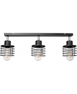 Hanging lamp Orno ISLA wall and ceiling lamp, power max. 3x60W, E27, black, strip
