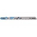 Bosch 2 608 631 012 finierzāģis/zobenzāģa asmens Figūrzāģa asmens Ātrgriezējtērauds (HSS) 5 pcs