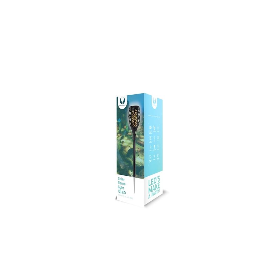 Forever Light Solar flame light 12LED