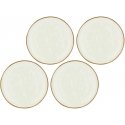 Rose&Tulipani Set of 4 talerzy do sałatek Concerto Avorio - Kość słoniowa, 20 cm
