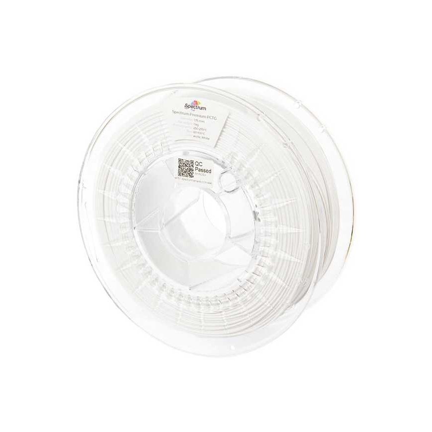 Spectrum 3D filament, Premium PCTG, 1.75mm, 1000g, 80660, arctic white