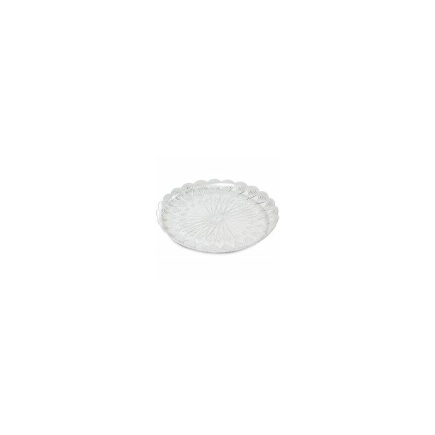 Plastic trays transparent set of 2 Easy Bake Ø33cm