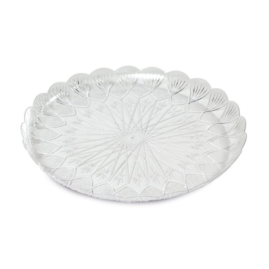 Plastic trays transparent set of 2 Easy Bake Ø33cm – 2