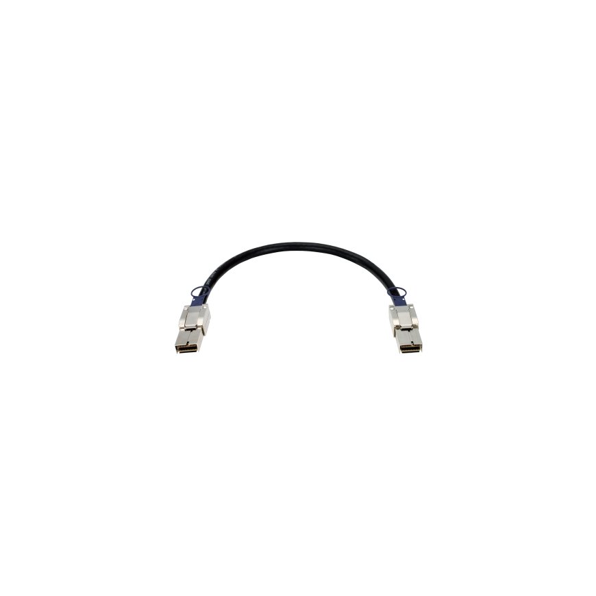 D-Link 120G CXP InfiniBand/fibre optic cable 0,5 m Черный