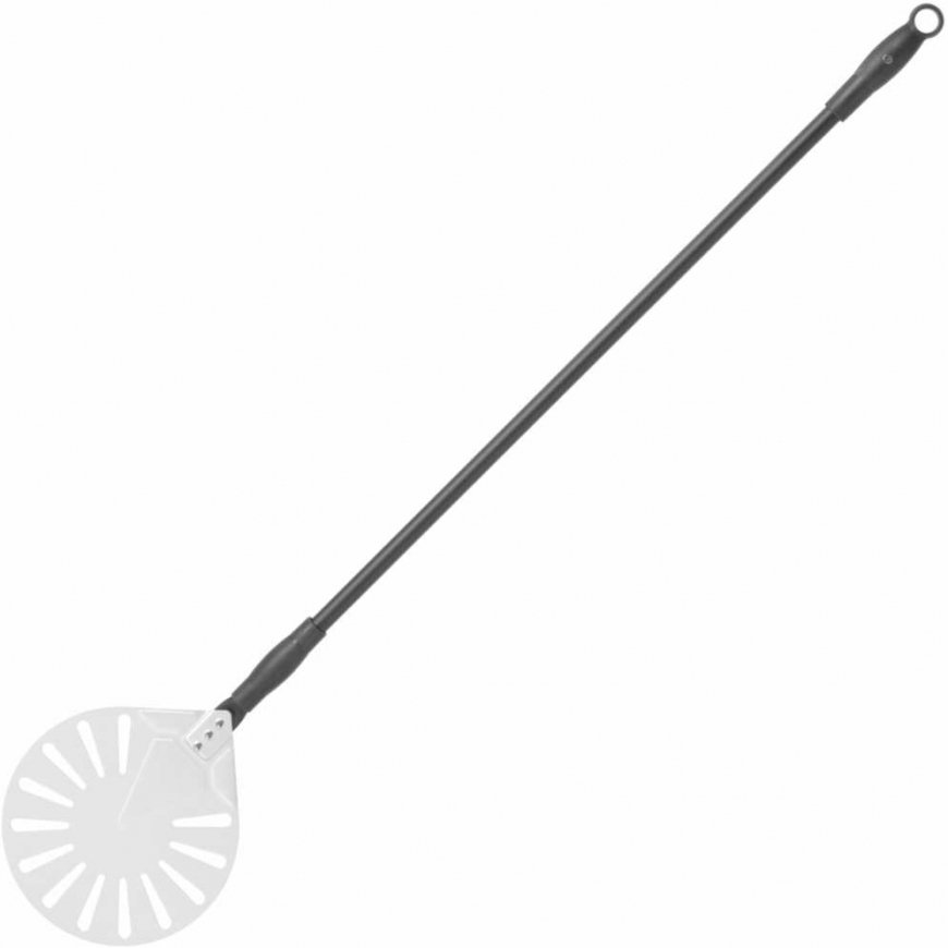 Hendi Picos kastuvas su skylutėmis ir slankiojančia rankena, aliuminis, apvalus, skersmens. 230 mm ilgis 1200 mm