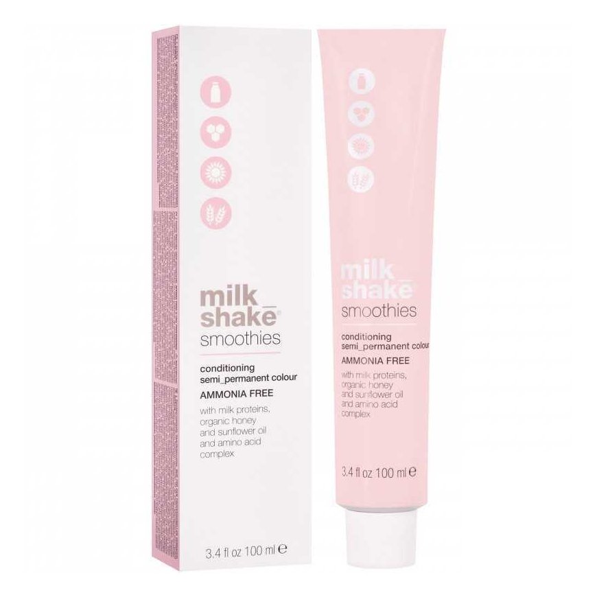 Milk_Shake Milk Shake Smoothie Semi-Perm - farba do włosów bez ammoniaku 100ml, color palette - 1 | 1N || Black – 2