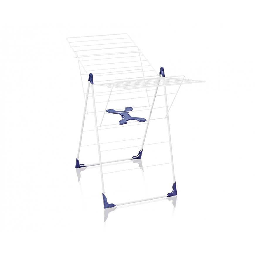 Leifheit Roma 200 Clothes horse Blue, White – 3