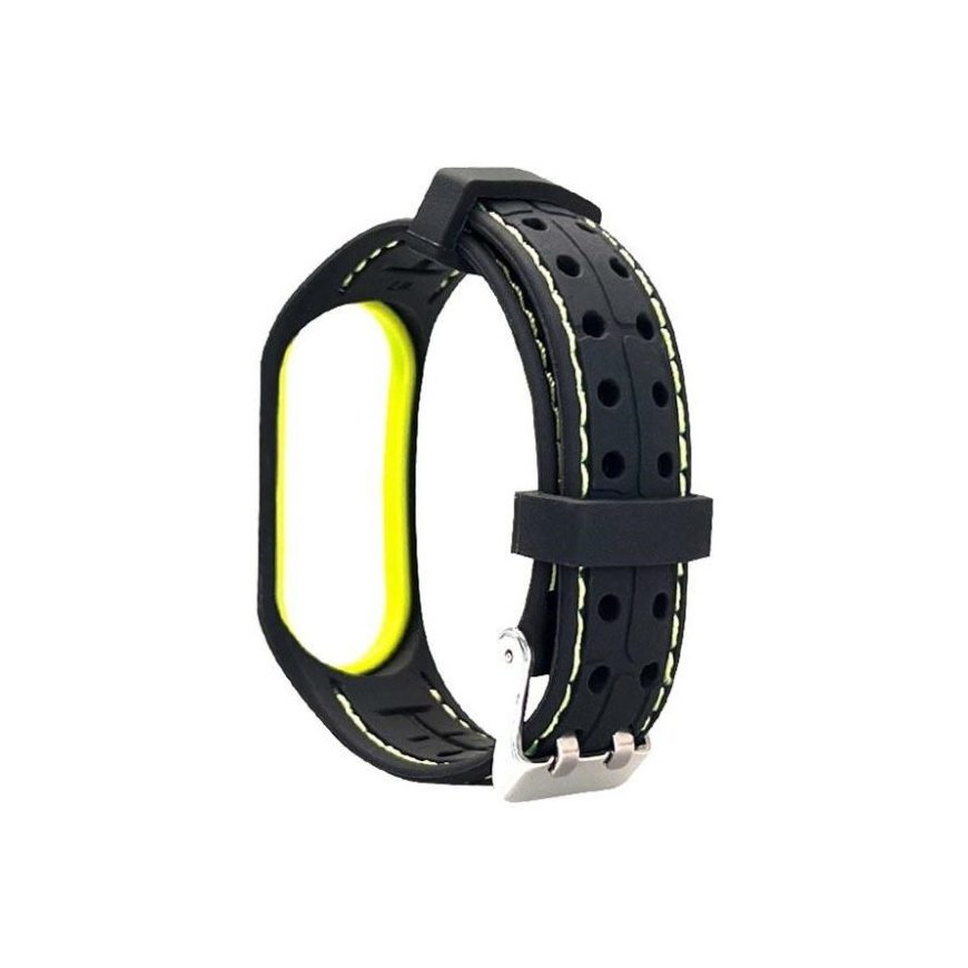 Beline pasek Smart Mi Band 7 czarno-limonkowy black|lime
