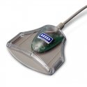 HID Identity OMNIKEY 3021 älykortin lukijalaite Sisätila USB USB 2.0 Harmaa, Läpinäkyvä