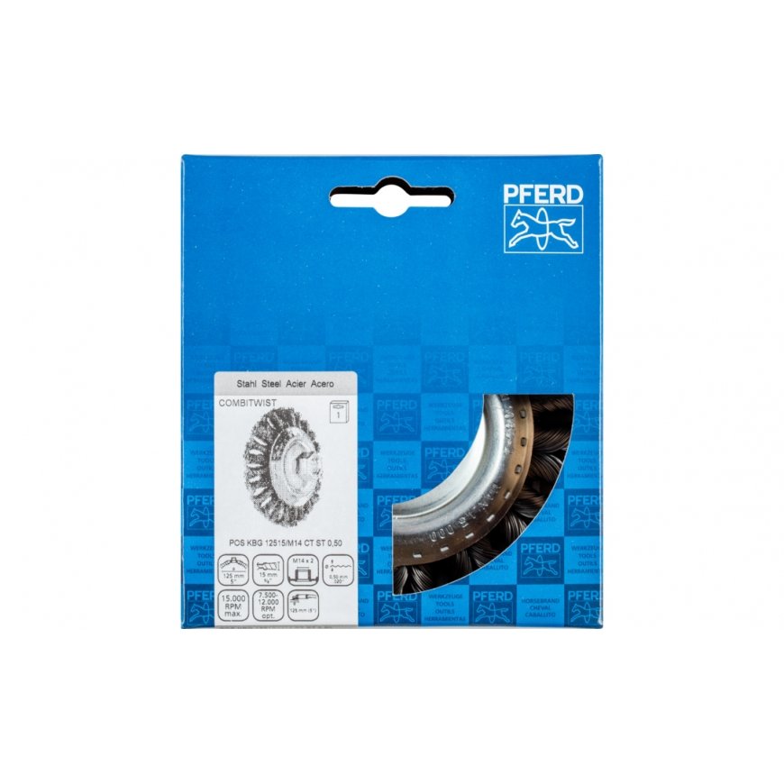 PFERD POS KBG 12515/M14 CT ST 0,50 traatratas ja rattahari 12,5 cm – 2
