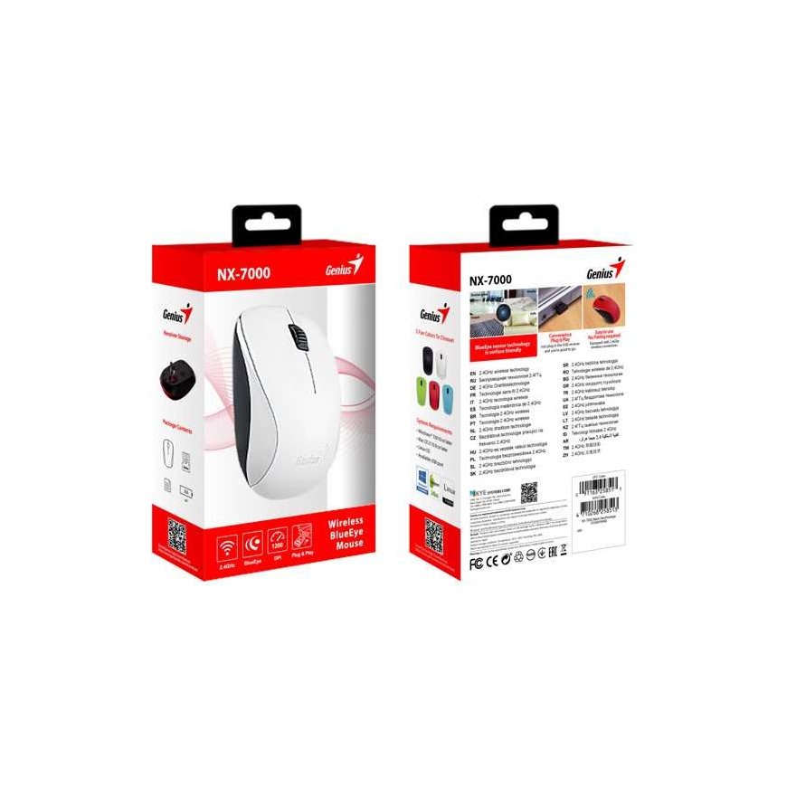 Mouse Genius NX-7000 white (31030027401) – 5