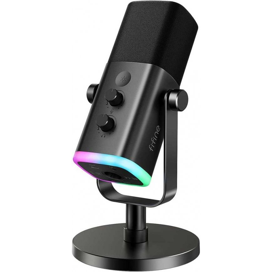 FIFINE AmpliGame AM8 Wired Microphone with