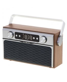 Camry Premium Radio CR 1183 Портативный Цифровой Алюминий, Черный, Дерево