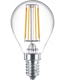 Philips Filament Candle Clear 40W P45 E14