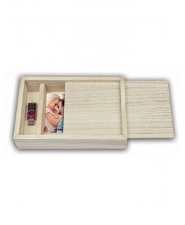 ZEP Box USB 15x20 Holz für Fotos und Stick CX7568