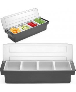 Bar Up Bartender container organizer for drink and cocktail accessories - 4 inserts