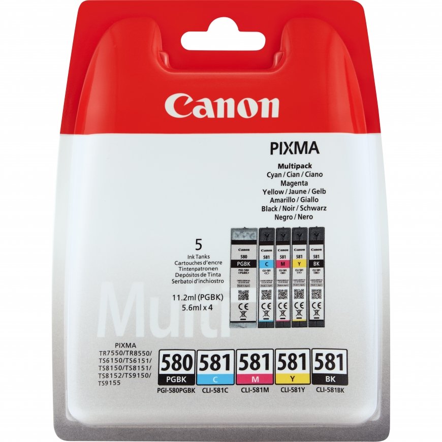 Canon PGI-580/CL-581 tintes kārtridžs 5 pcs