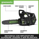 Grandininis pjūklas Greenworks GD40TCSK2 40 V 1x2,0 Ah 25 cm juosta