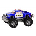Lean Toys Police Car Pickup Blue Off-Road Police Vehicle Lean Toys Police Car Pickup Blue Off-Road Police Vehicle