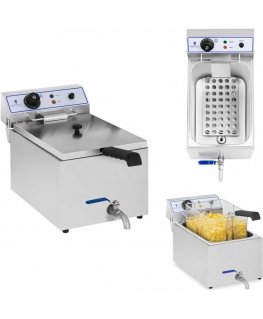 Fryer Professional fish fryer with tap 3000W 17L Royal Catering RCEF 15E