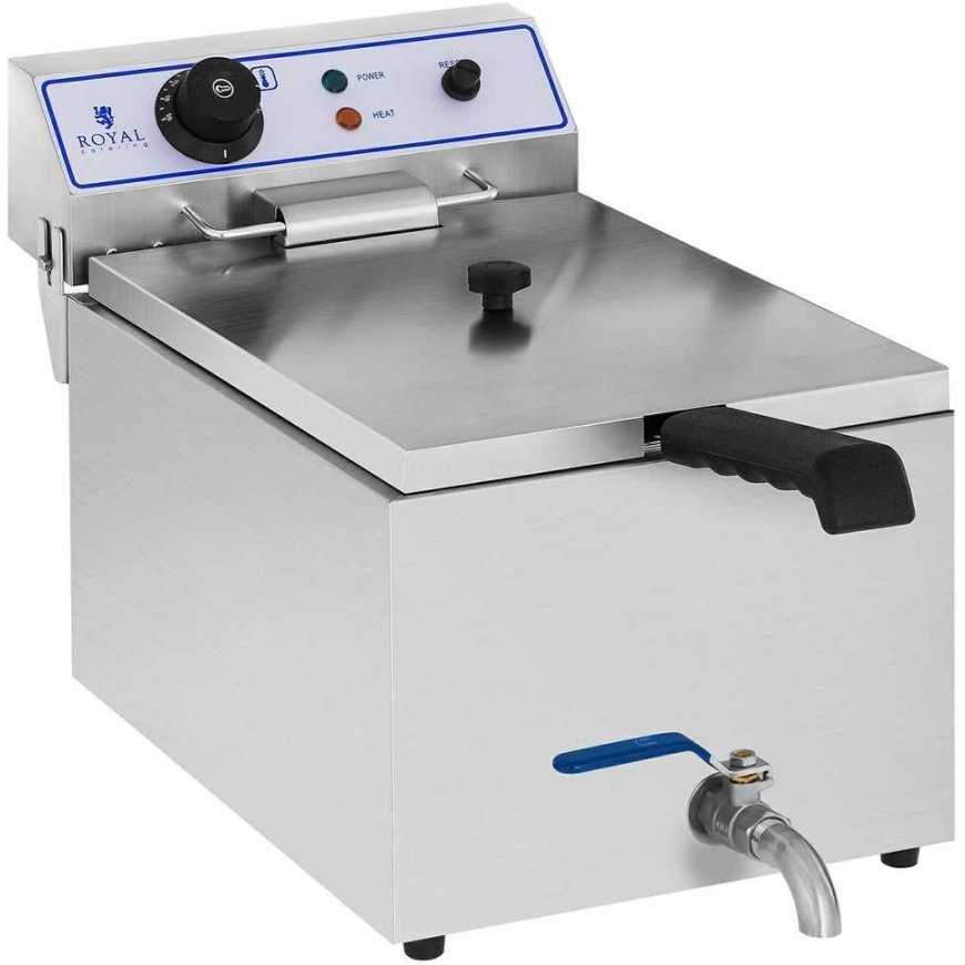 Fryer Professional fish fryer with tap 3000W 17L Royal Catering RCEF 15E – 2