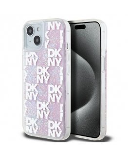 DKNY DKHCP15SLCPEPP iPhone 15 | 14 | 13 6.1" różowy|pink hardcas