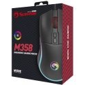 Pelė Marvo Pelė M358, 7200DPI, optinė, 7kl., su laidu USB, juoda, do gry, podświetlona Pelė Marvo Pelė M358, 7200DPI, optinė, 7kl., su laidu USB, juoda, do gry, podświetlona