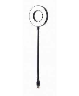 Gembird NL-LEDRING-01 USB-гаджет Черный, Белый Лампа