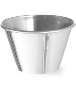Ramekin bowl, container for sauces and dips, stainless steel, dia. 73 mm 12 pcs 115 ml - Hendi 400036
